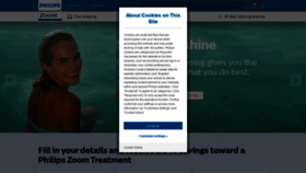 What Zoomwhitening.com website looked like in 2020 (3 years ago)