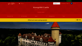 What Zamek-konopiste.cz website looked like in 2020 (3 years ago)