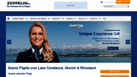 What Zeppelinflug.de website looked like in 2020 (3 years ago)