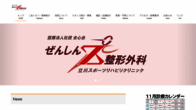 What Zenshin-seikei.com website looked like in 2020 (3 years ago)