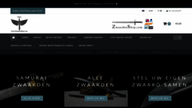 What Zwaardenshop.com website looked like in 2020 (4 years ago)