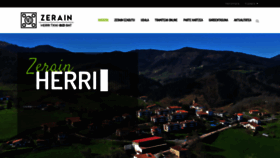 What Zerain.eus website looked like in 2020 (4 years ago)