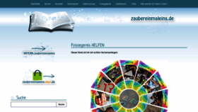 What Zaubereinmaleins.de website looked like in 2020 (3 years ago)