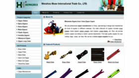What Zippermanufacturers.com website looked like in 2020 (3 years ago)