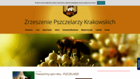 What Zrzeszeniepszczelarzykrakowskich.pl website looked like in 2020 (3 years ago)