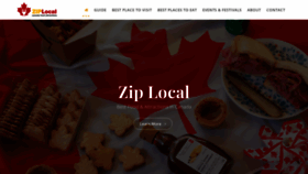 What Ziplocal.ca website looked like in 2020 (3 years ago)