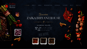What Zaikabiryanihouse.com website looked like in 2020 (3 years ago)