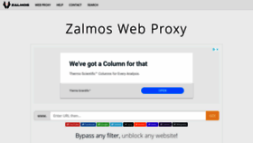 What Zalmos.com website looked like in 2020 (3 years ago)