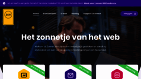 What Zonnet.nl website looked like in 2020 (3 years ago)