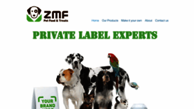 What Zmf-petfood.com website looked like in 2020 (3 years ago)