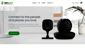 What Zencam.com website looked like in 2020 (3 years ago)