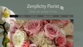 What Zenplicityflorist.com website looked like in 2020 (3 years ago)