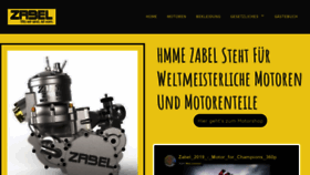 What Zabel-racing.de website looked like in 2020 (3 years ago)