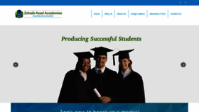 What Zohaibasadacademies.com website looked like in 2020 (3 years ago)