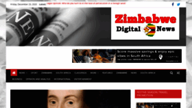 What Zimbabwedigitalnews.com website looked like in 2020 (3 years ago)