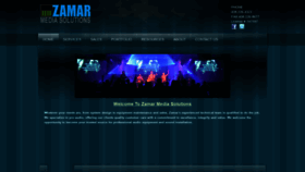 What Zamarmedia.com website looked like in 2020 (3 years ago)