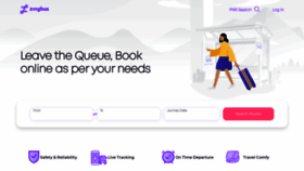 What Zingbus.com website looked like in 2020 (5 years ago)