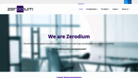 What Zerodium.com website looked like in 2021 (3 years ago)