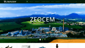 What Zeocem.com website looked like in 2021 (3 years ago)