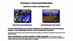 What Zonalandeducation.com website looked like in 2021 (3 years ago)