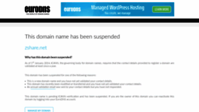 What Zshare.net website looked like in 2021 (5 years ago)