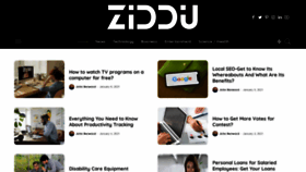 What Ziddu.com website looked like in 2021 (3 years ago)