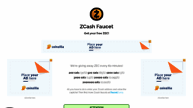What Zcashfaucet.info website looked like in 2021 (3 years ago)