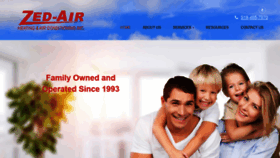 What Zed-air.ca website looked like in 2021 (3 years ago)