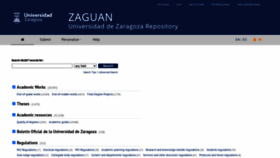 What Zaguan.unizar.es website looked like in 2021 (3 years ago)