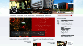 What Zs1goleniow.edu.pl website looked like in 2021 (3 years ago)