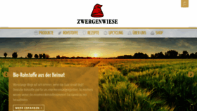 What Zwergenwiese.de website looked like in 2021 (3 years ago)