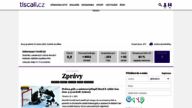 What Zpravy.tiscali.cz website looked like in 2021 (3 years ago)
