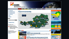 What Zamg.at website looked like in 2021 (3 years ago)