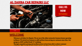 What Zahracar-repairs.com website looked like in 2021 (3 years ago)