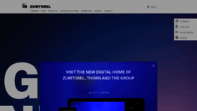 What Zumtobel.com website looked like in 2021 (3 years ago)
