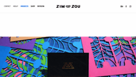 What Zimandzou.fr website looked like in 2021 (3 years ago)