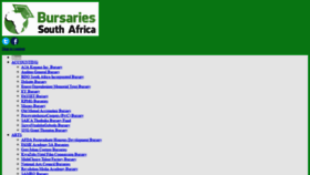 What Zabursaries.co.za website looked like in 2021 (3 years ago)