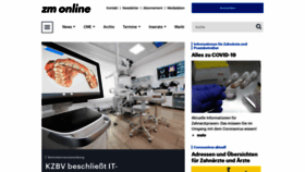 What Zm-online.de website looked like in 2021 (3 years ago)