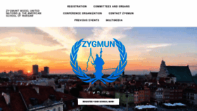 What Zygmun.org website looked like in 2021 (5 years ago)