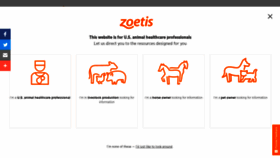 What Zoetisus.com website looked like in 2021 (3 years ago)