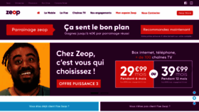 What Zeop.re website looked like in 2021 (3 years ago)