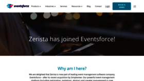 What Zerista.com website looked like in 2021 (3 years ago)