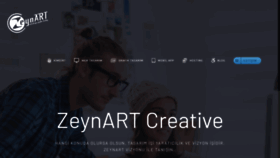 What Zeynart.com website looked like in 2021 (3 years ago)