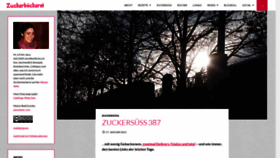 What Zuckerbaeckerei.com website looked like in 2021 (3 years ago)
