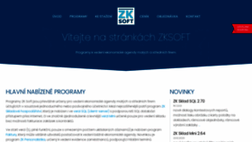 What Zksoft.cz website looked like in 2021 (3 years ago)