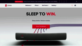 What Zomasleep.com website looked like in 2021 (3 years ago)