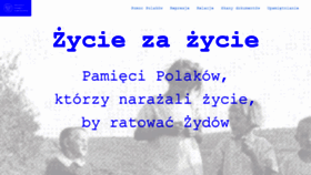 What Zyciezazycie.pl website looked like in 2021 (3 years ago)