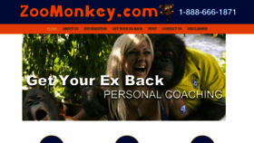 What Zoomonkey.com website looked like in 2021 (3 years ago)