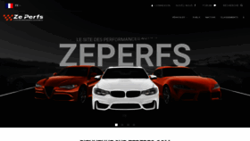 What Zeperfs.com website looked like in 2021 (3 years ago)