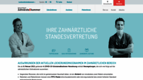 What Zahnaerztekammer.at website looked like in 2021 (3 years ago)
